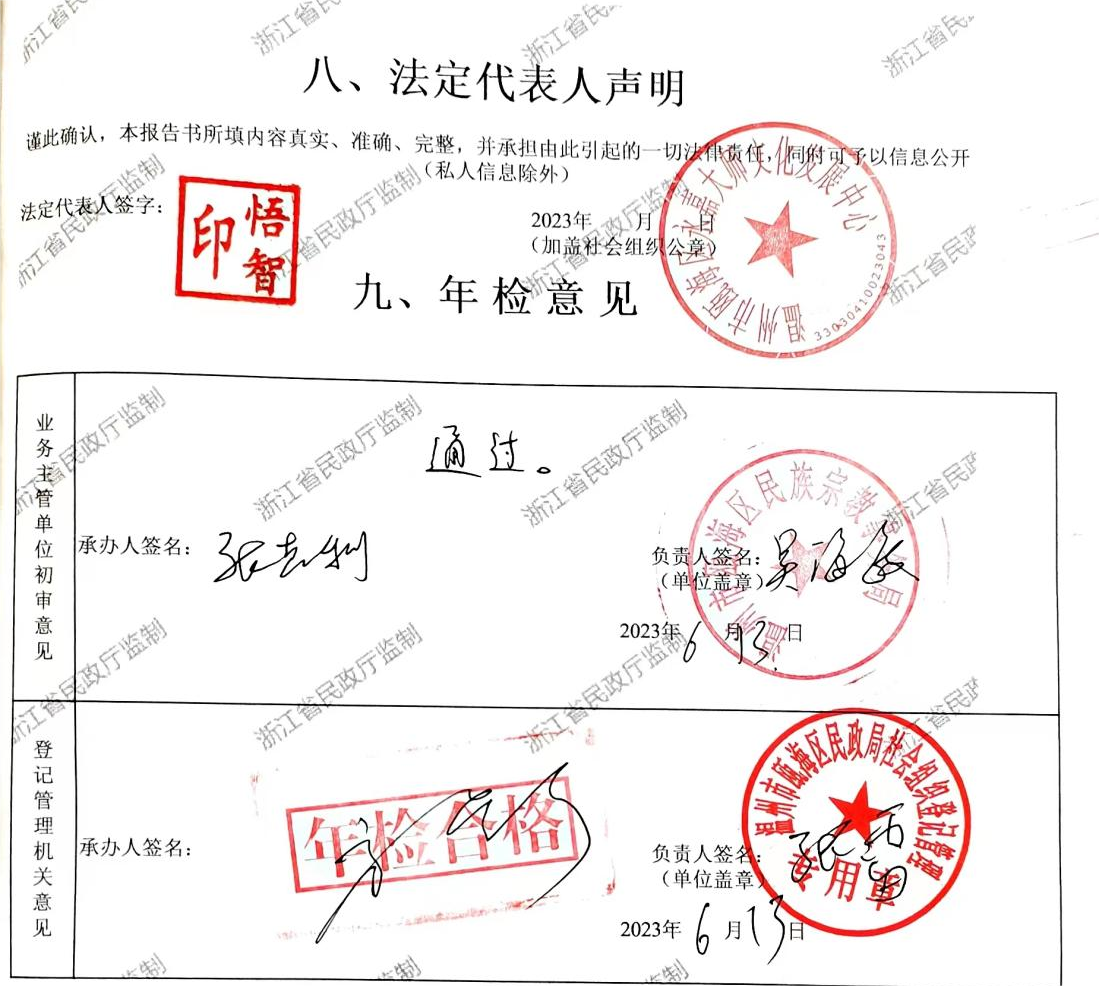 6月13日，中心通过2022年度工作年检